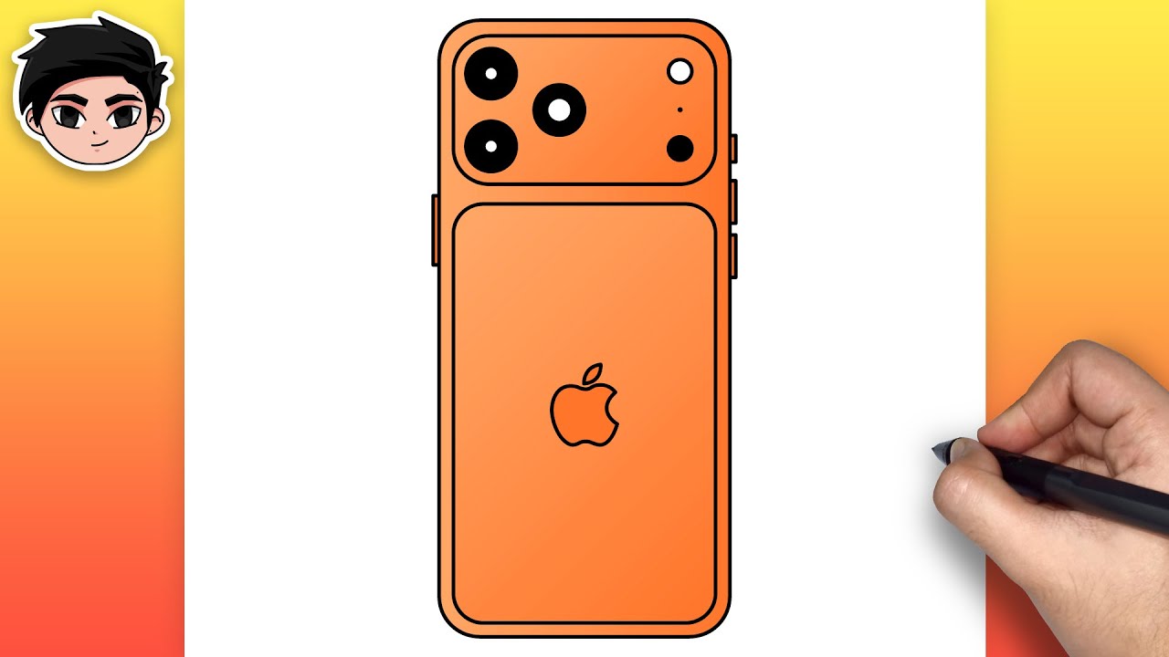 Como Desenhar Apple IPHONE 17 PRO MAX