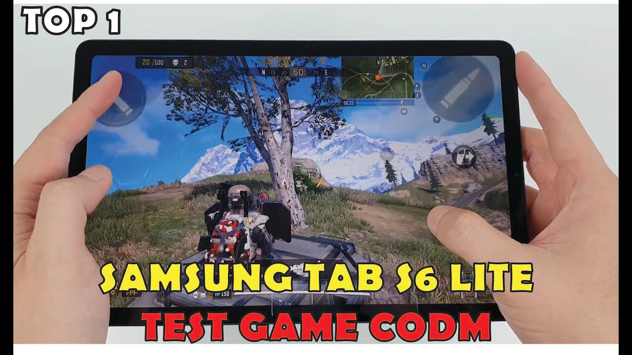 Samsung tab S6 Lite Call of Duty Mobile Battle Royal Gameplay