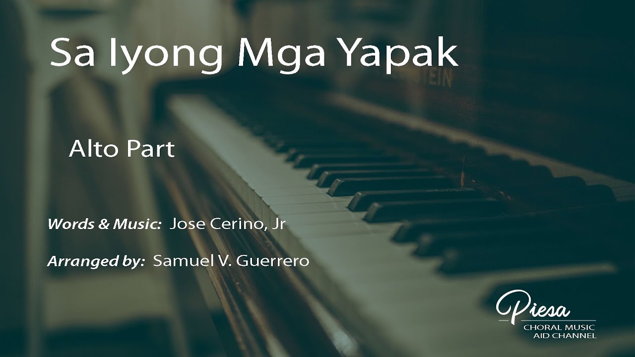 Sa Iyong Mga Yapak (Arr. Samuel Guerrero) - Alto