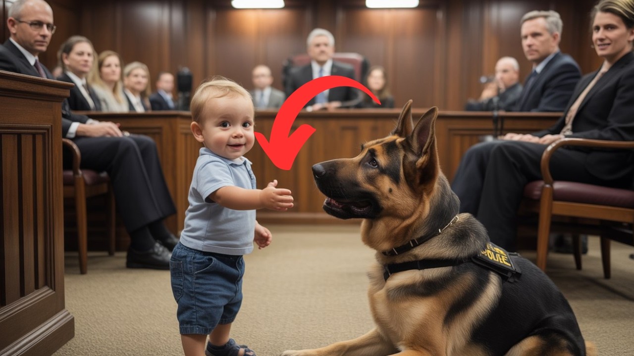 The Words a 3-Year-Old Said to a Police Dog in Court Left the Whole Room in Awe
