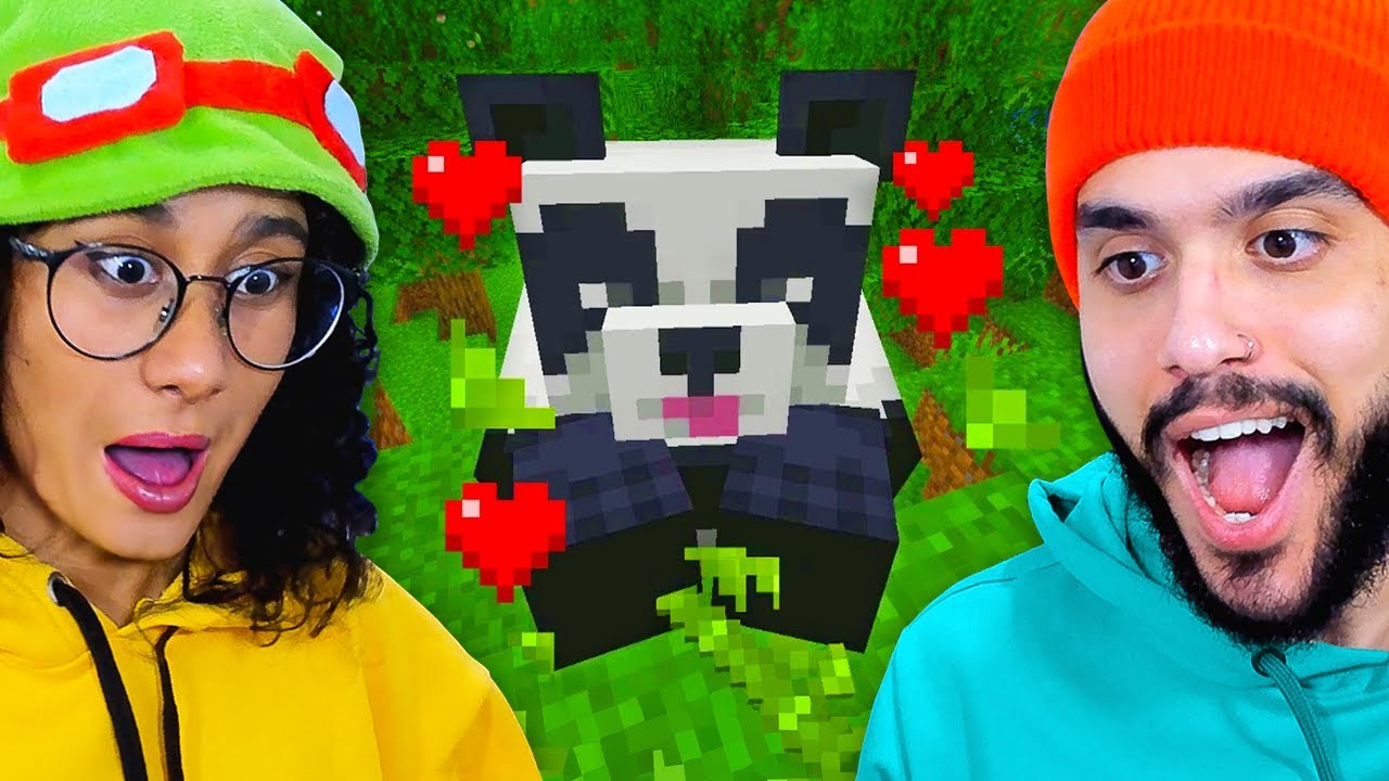 ENCONTRAMOS PANDAS NO MINECRAFT