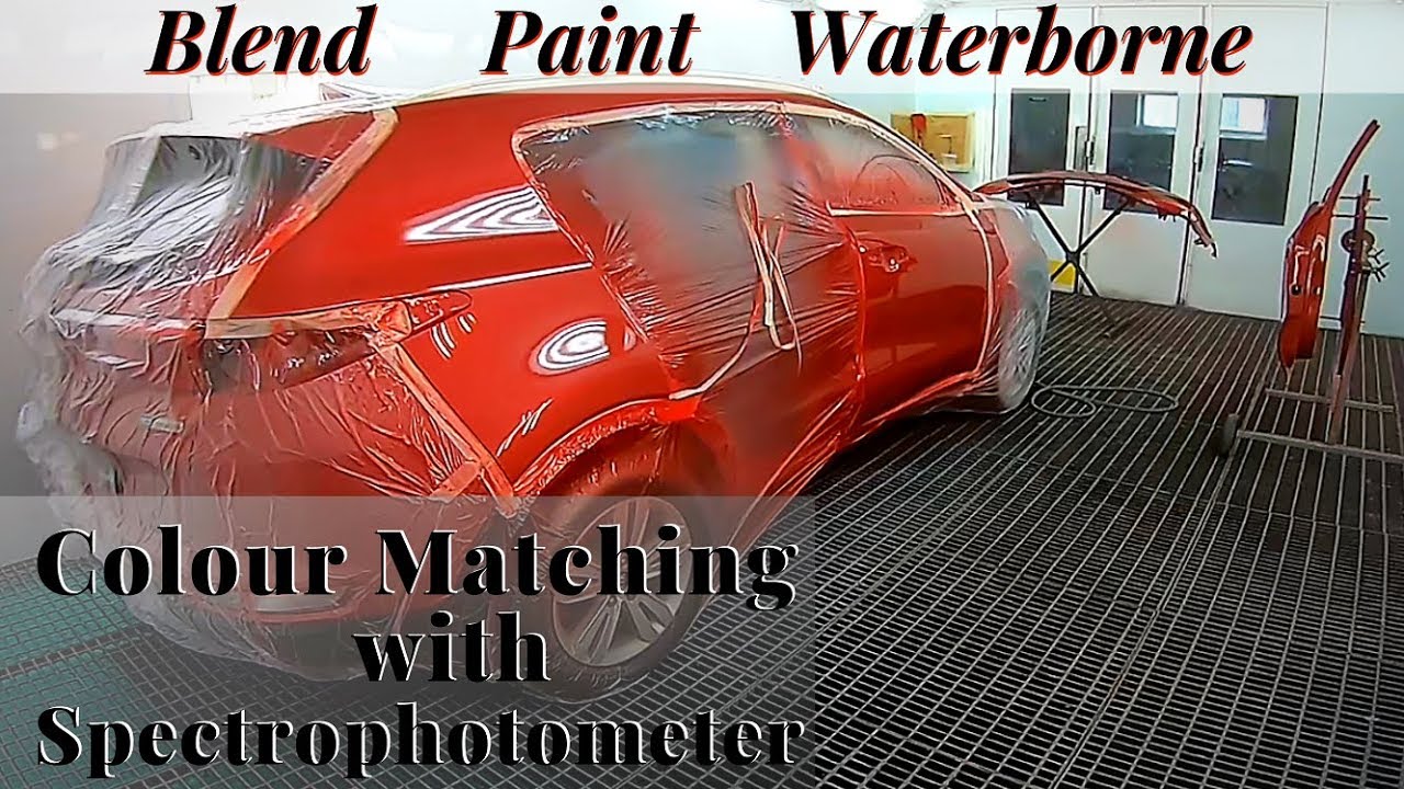 Blend car Painting  | Color matching | Cromax Spectrophotometer | Devilbiss Dv1 B+