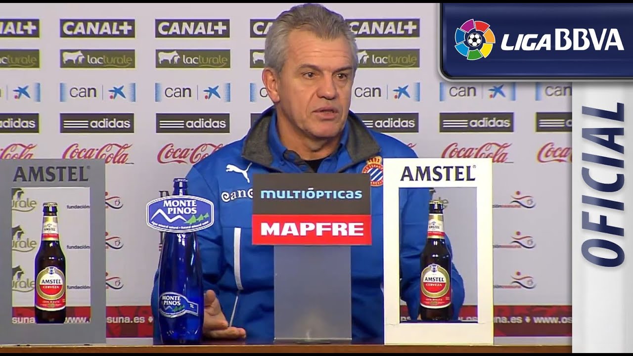 Rueda de Prensa de Aguirre tras el Osasuna (1-0) RCD Espanyol - HD