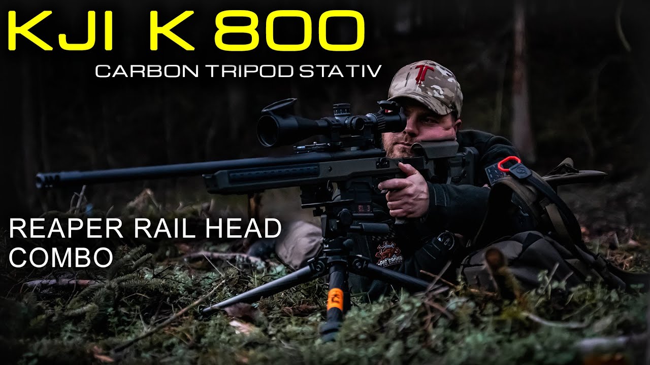KJI K800 CARBON TRIPOD - REAPER RAIL HEAD