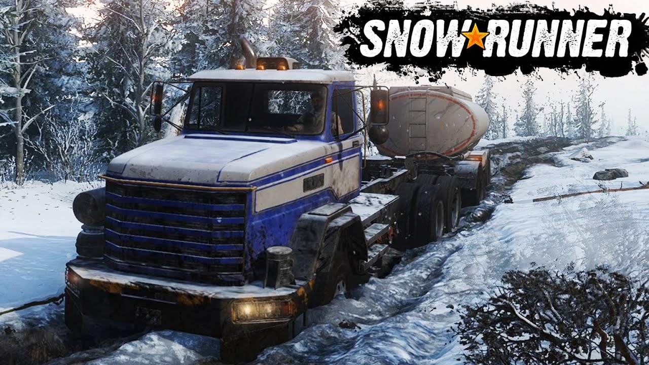 SNOWRUNNER #08: Treibstoff Tank Transport zur Tankstelle | Offroad Simulator