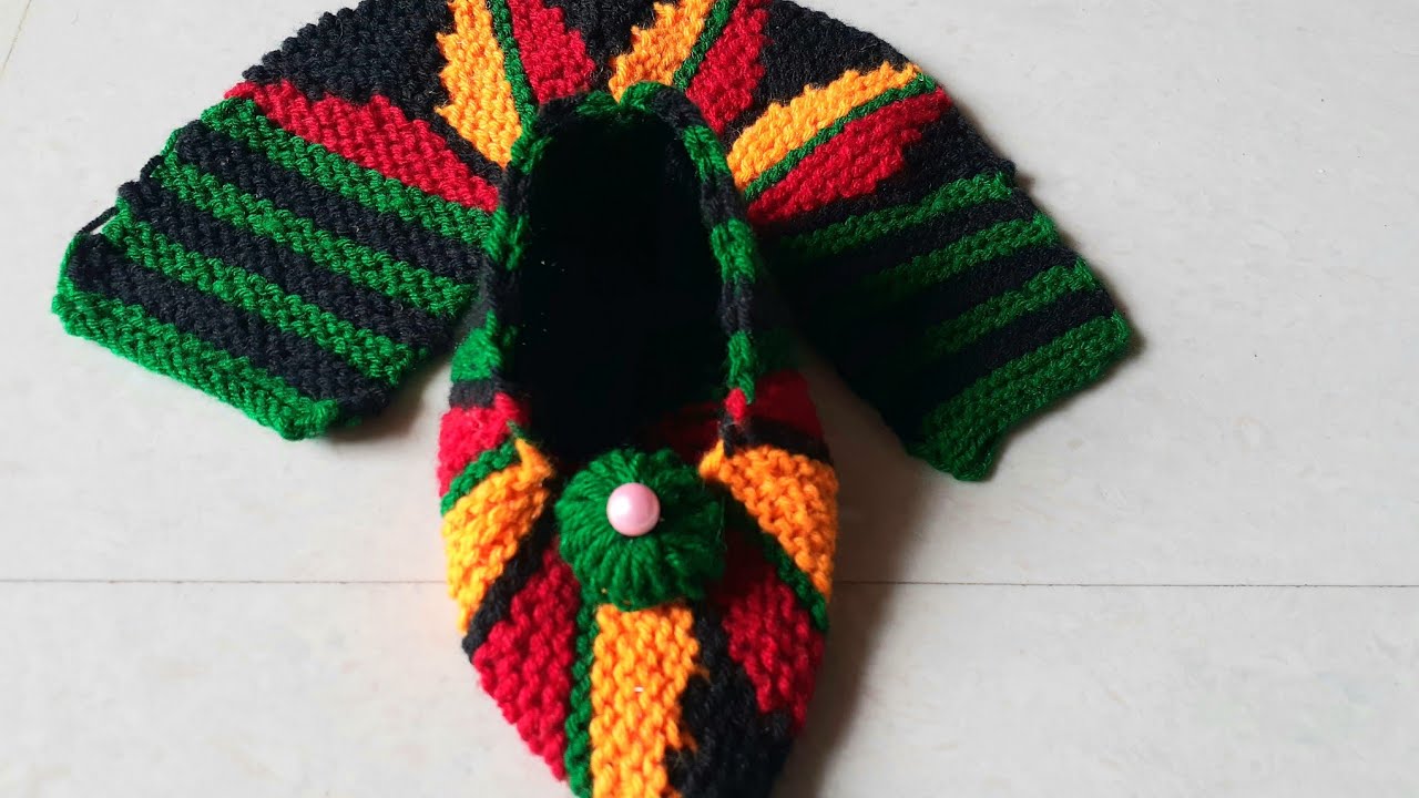 #socks#Attrectivehomecreation#knitting baby socks/patti wala juta bnane ki bidhi