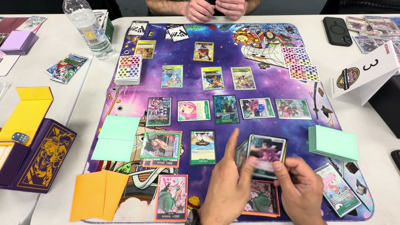 One Piece TCG EB03 G Михок против Y Луффи