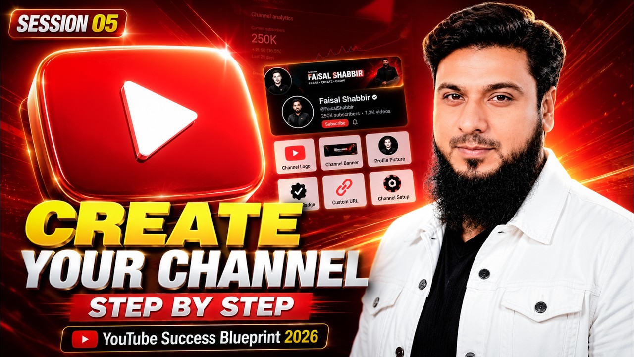 How to Create a YouTube Channel in 2026 | FREE Masterclass 05&nbsp;اردو / हिंदी