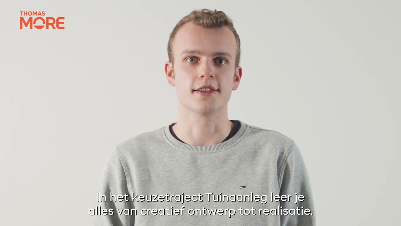 Niel studeert Agro- en Biotechnologie - Tuinbouw