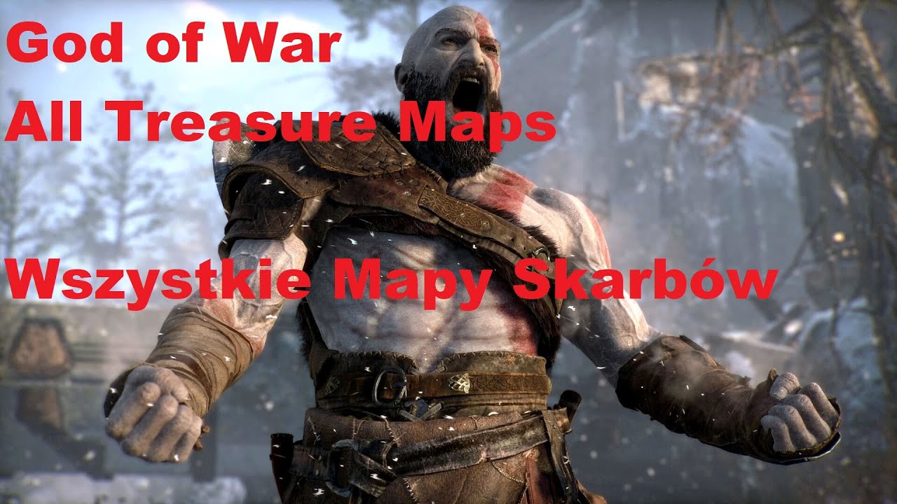 God of War All Treasure Maps Wszystkie Mapy Skarbów