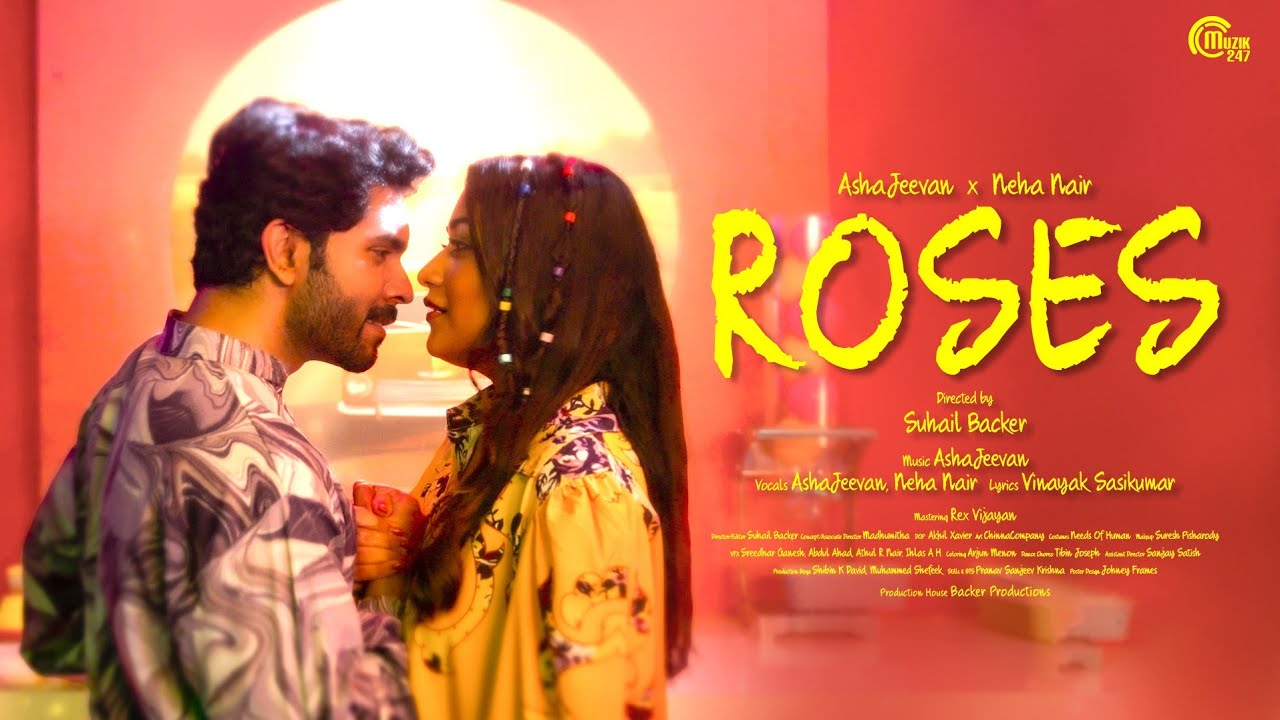 Roses Music Video | Sreeram Ramachandran, Parvathy Krishna | Asha Jeevan, Neha Nair | Suhail Backer