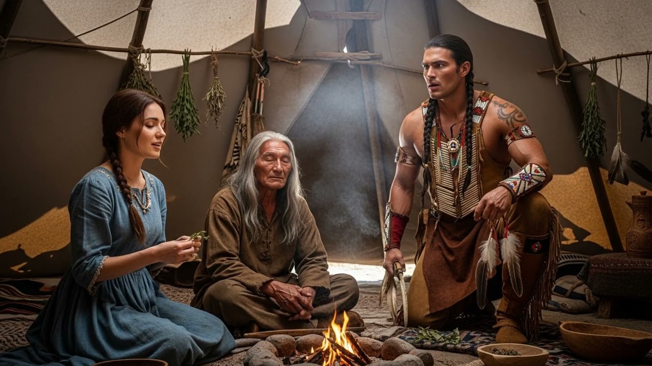 SIOUX WARRIOR CATCHES WHITE WOMAN SINGING TO HIS BLIND FATHER… WHAT HE DID LEFT ALL SPEECHLESS!