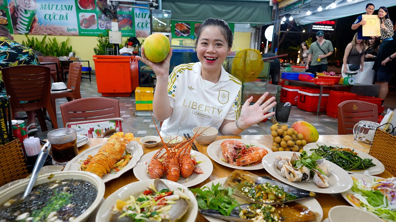 Xuy&ecirc;n Việt về Nha Trang ăn Hải sản T&ocirc;m mũ ni T&ocirc;m h&ugrave;m T&ocirc;m s&uacute; S&ograve; Mai si&ecirc;u ngon