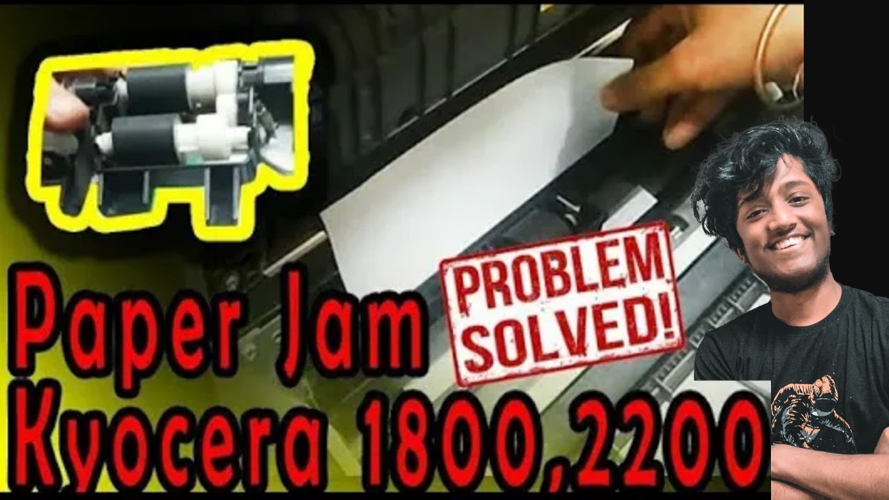 paper jam problem solved in Laser Printer | Kyocera Taskalfa 1800 ,1801,2200 ,2201