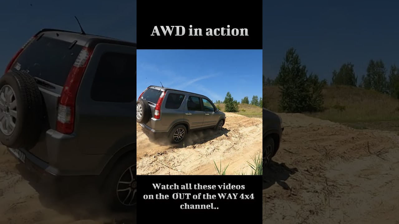RT-AWD (RT-4WD) in ACTION! (on Honda CR-V)    