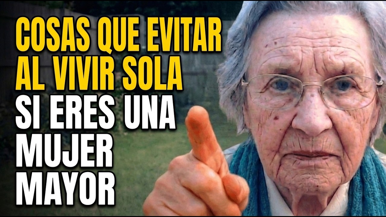 Cosas Que DEBES Evitar Al Vivir Sola Si Eres Una Mujer Mayor