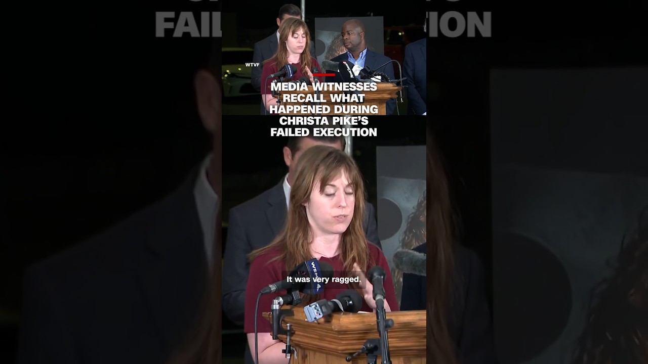 Media witnesses recall what happened during Christa Pike&rsquo;s failed execution