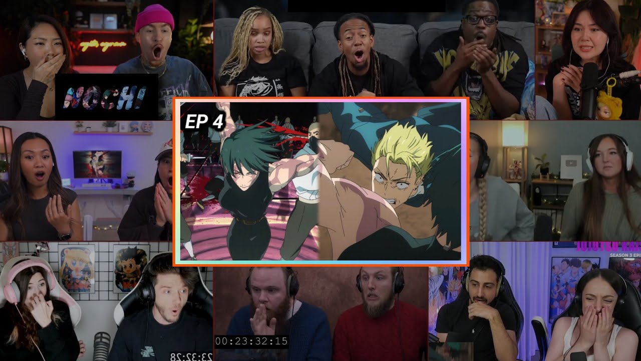 Jujutsu Kaisen | Season 3 Episode 4 | Reaction Mashup | 死滅回游 前編