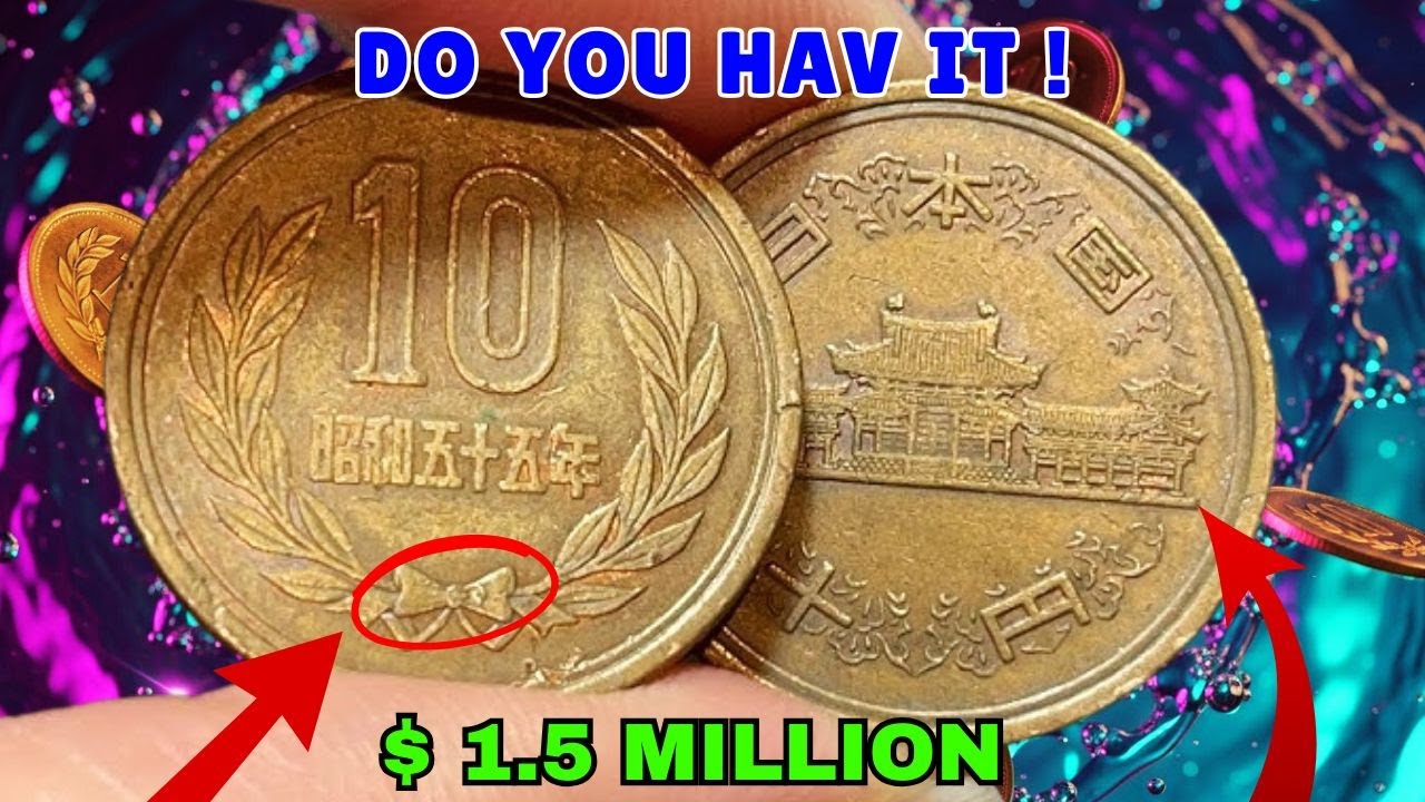 ТОП-7 самых ценных японских монет номиналом 10 иен, стоимость которых исчисляется тысячами! Редки...