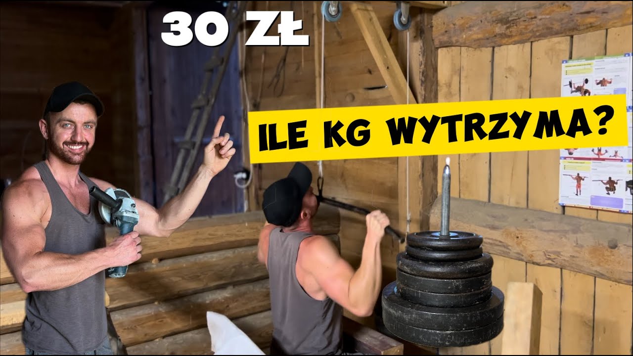 ZROBIŁEM WYCIĄG I BRAMĘ - TEST ILE KG WYTRZYMA