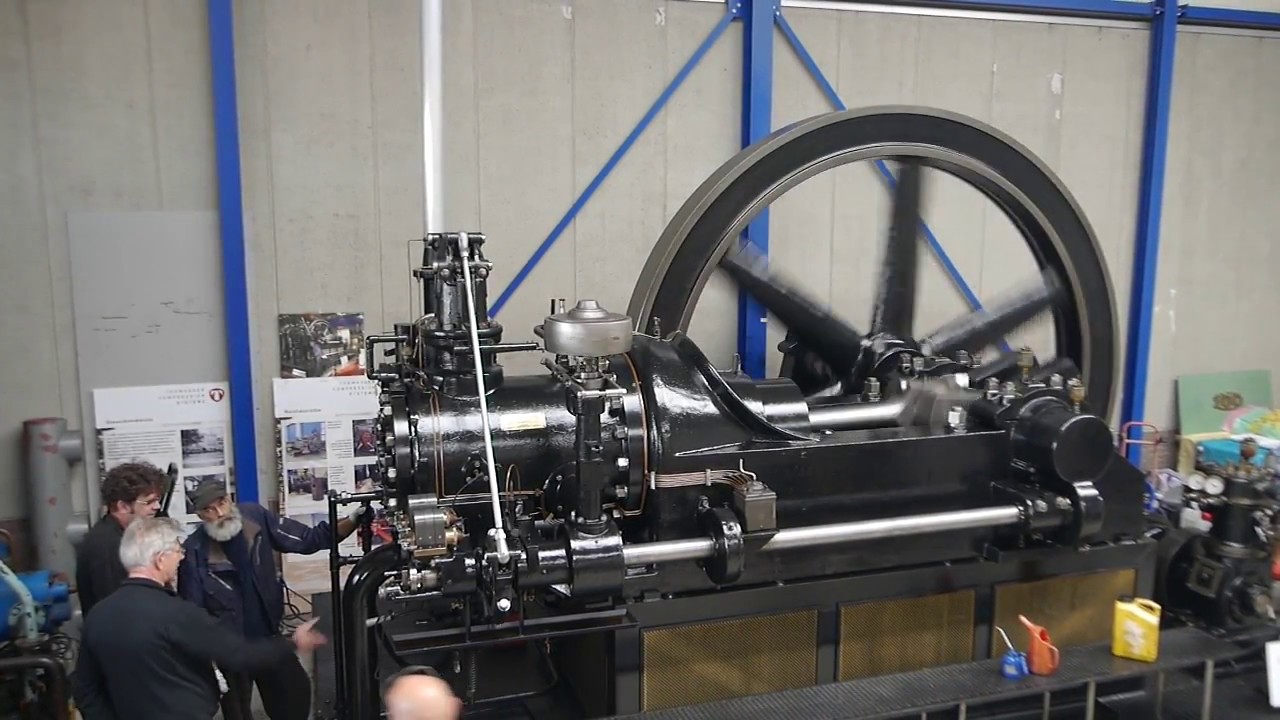 Start,Thomassen,K1,Gasmotor,stationary engine,Station&auml;rmotor,Hollandse karrendag 2018