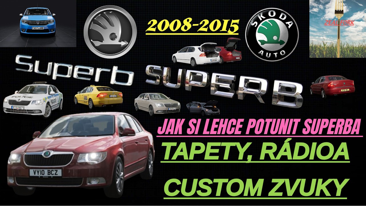 BeamNG.drive - jak si lehce potunit mód na Superba II/II facelift @fastlane005 @skodacz @skoda