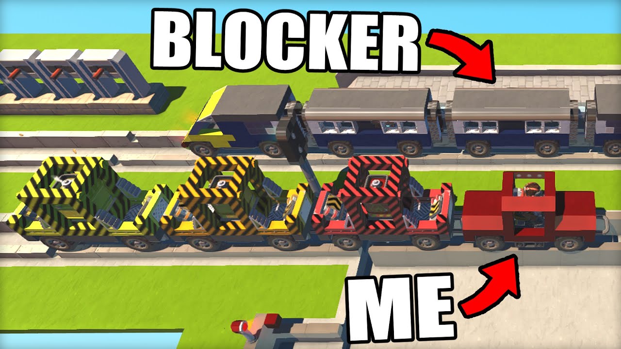 I Used a Passenger Train to Protect my Explosives in the Train Trouble Challenge!