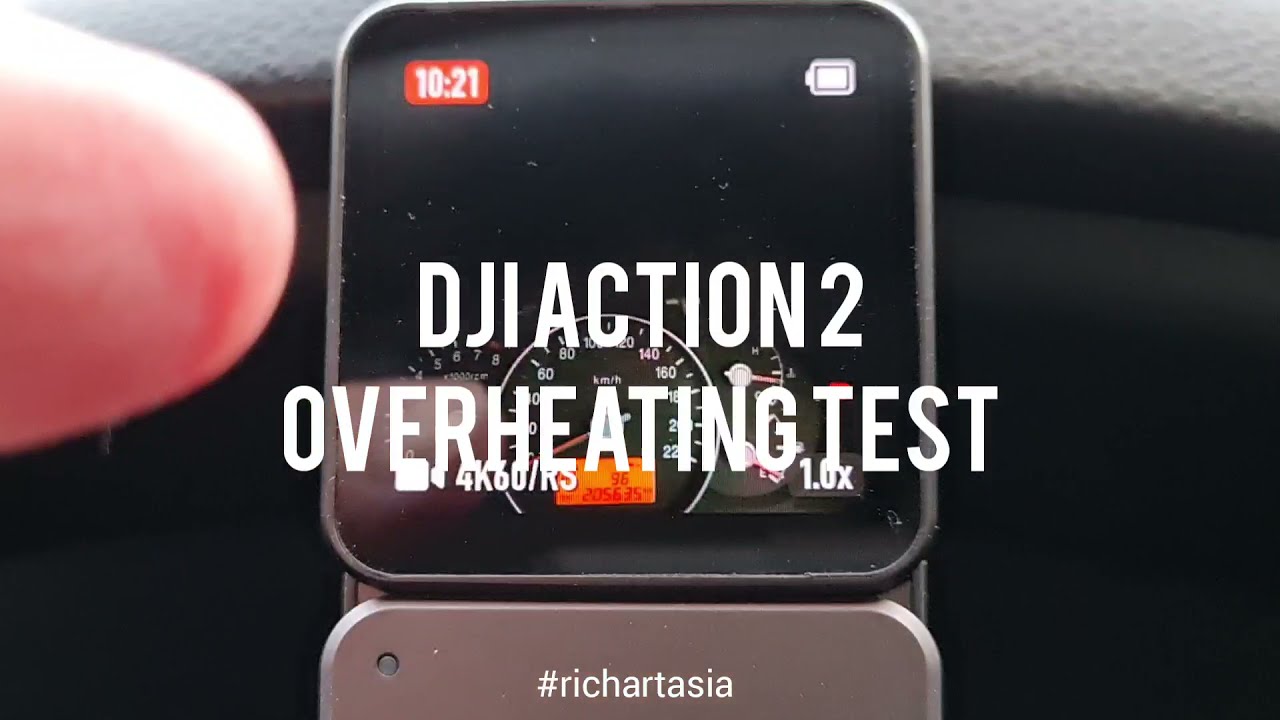 DJI Action 2 Overheat Test #shorts