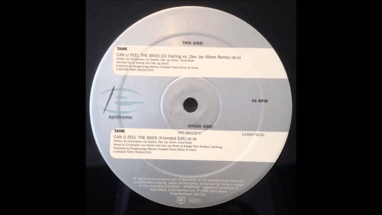 Tank - Can U Feel The Bass (X-Tended Edit) 12
