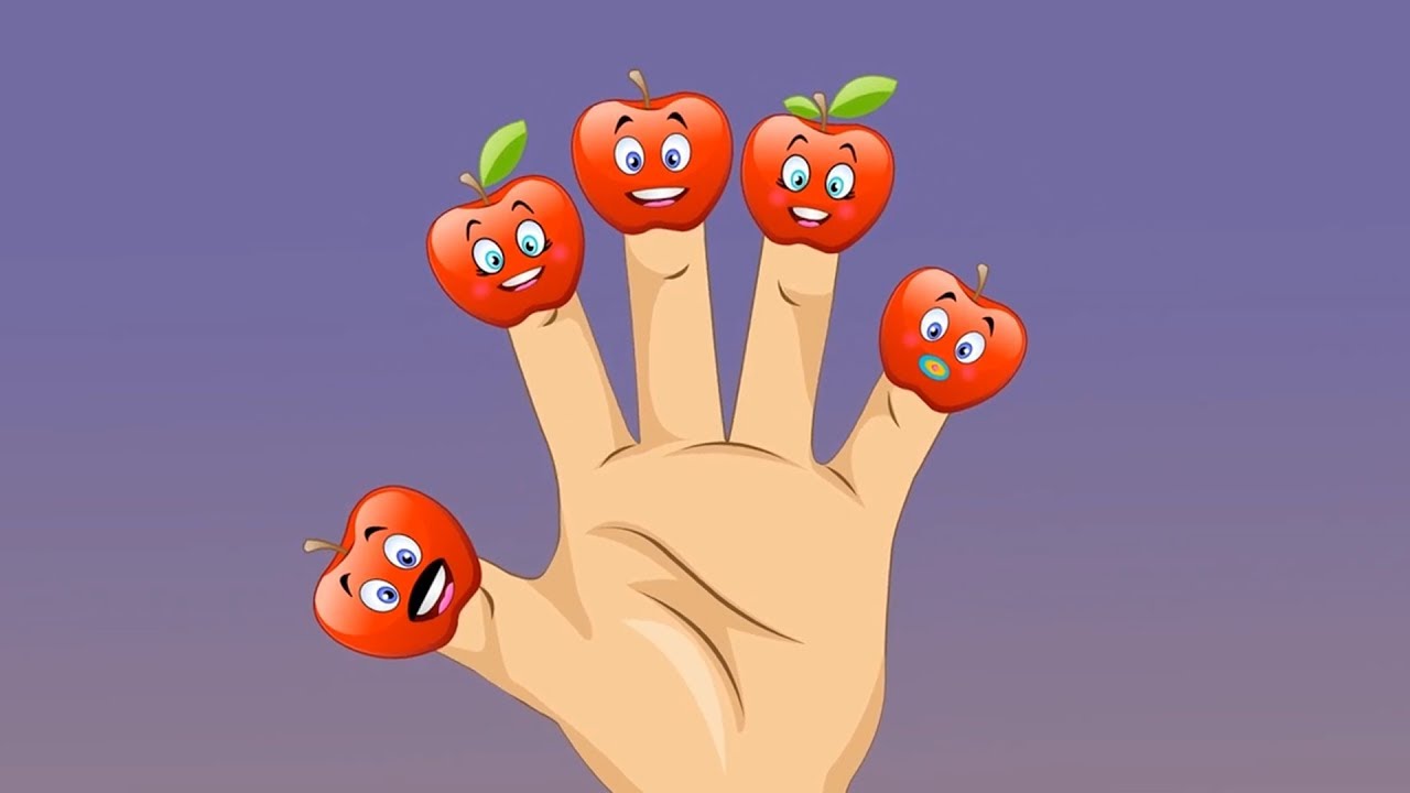Apple Finger Family - 3D Apple Family || Myna Kids Tv
