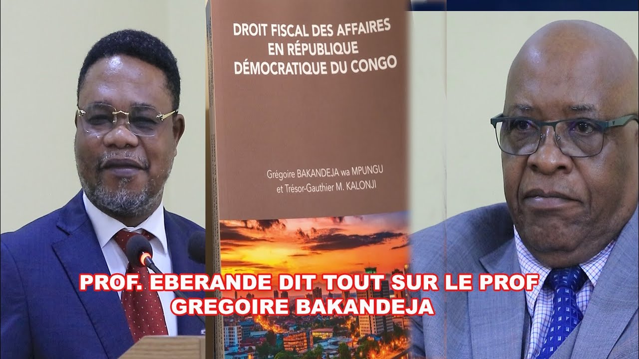 Prof. EBERANDE KOLONGELE DIT TOUT 