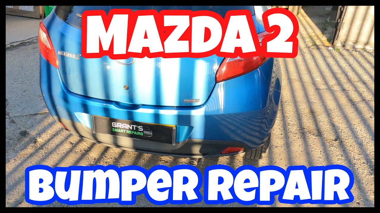 Mazda 2 rear bumper repair