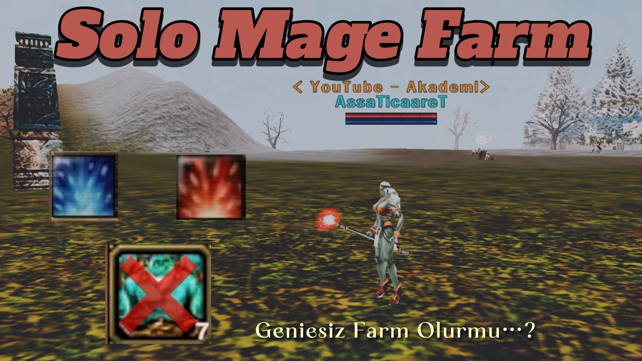 Knight Unity Mobile - Solo Mage Farm Olurmu ? ESLANT @NowaOnlineWorldOfficial