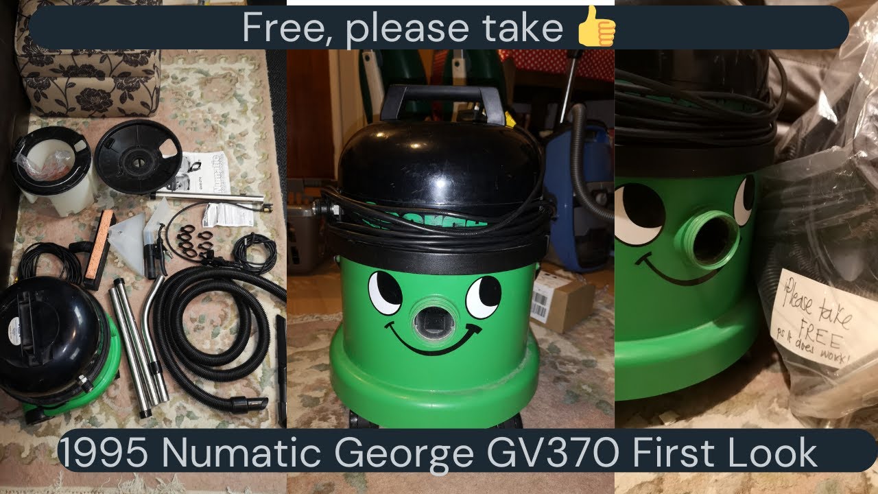 I found a FREE Numatic George GVE370 from 1995! First Look, what is there? Does it work?