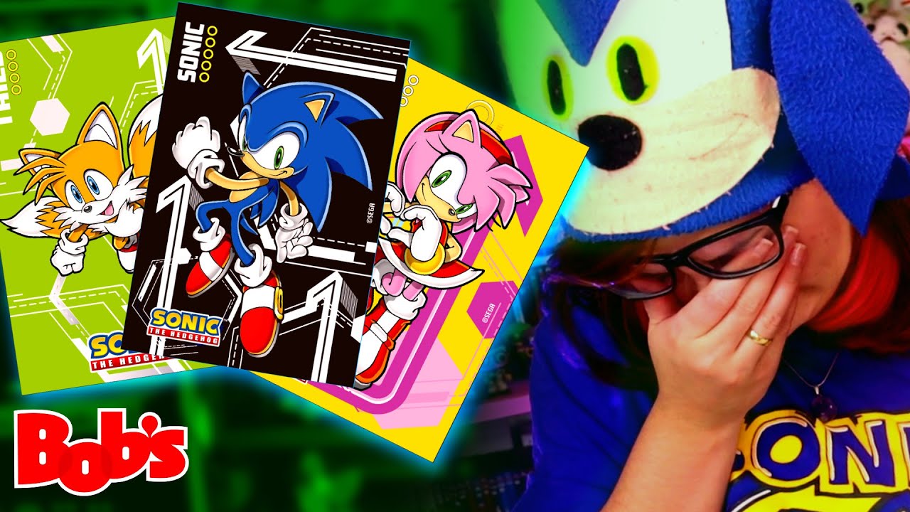 Brindes do SONIC The Hedgehog no Bob's!!!