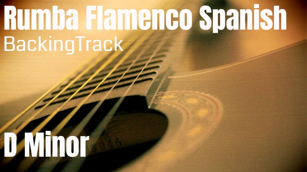 Rumba Flamenco Spanish Guitar Backing Track ( D minor )