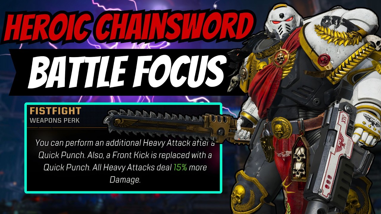HEROIC Chainsword Battle Focus Tactical BEATS THE SH*T Out of Swarms in Space Marine 2 Patch 12