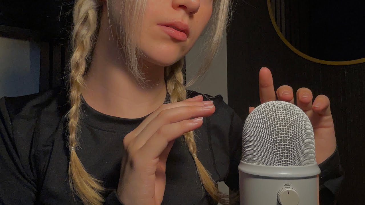 ASMR Soft Face Touching, Brushing, Tracing, and Measuring