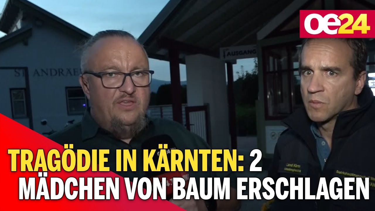 Tragödie in Kärnten: 2 Mädchen von Baum erschlagen