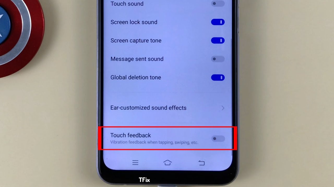 How to enable/disable Touch Feedback on Vivo Y20 Android 10