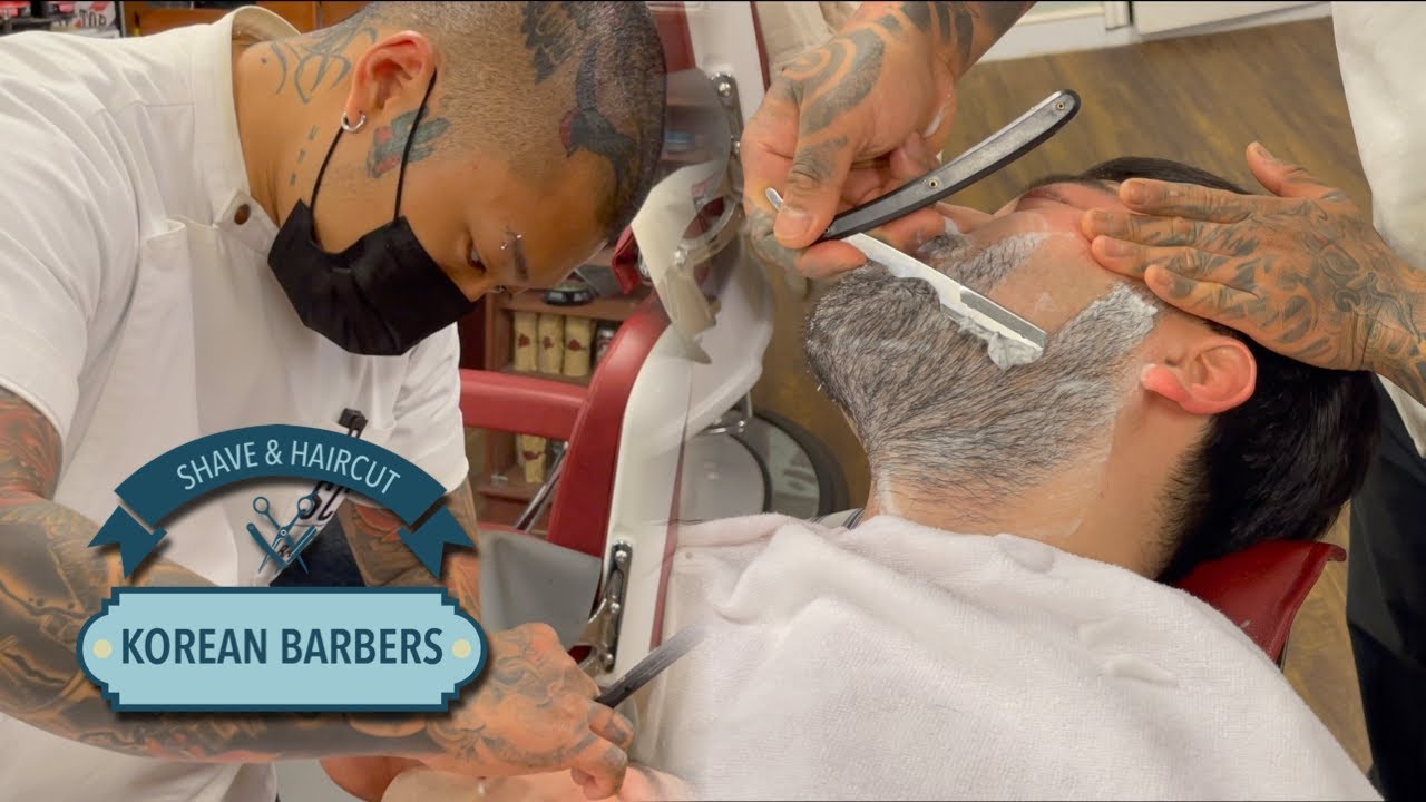 💈ASMR Hot Towel Shave by Barber Scott | Scott Barbershop