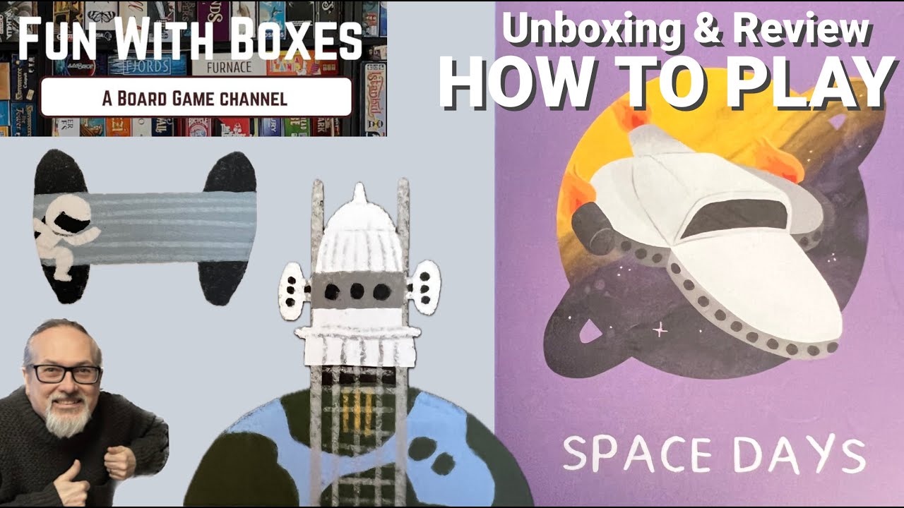 Space Days | Unboxing, How to Play & Review | A Farplace Animal Rescue Charity Card Game | Game 5