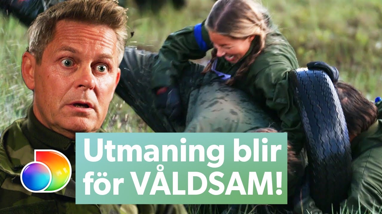 Befälen tvingas avbryta utmaningen när myrkampen blir för VÅLDSAM | Kompani Svan | discovery+