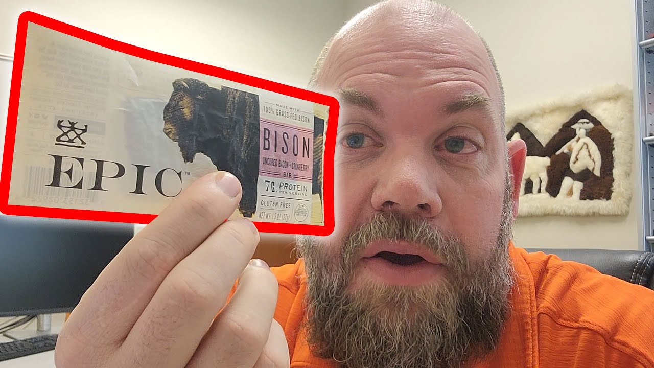 Quick review of the EPIC bison bacon cranberry bar