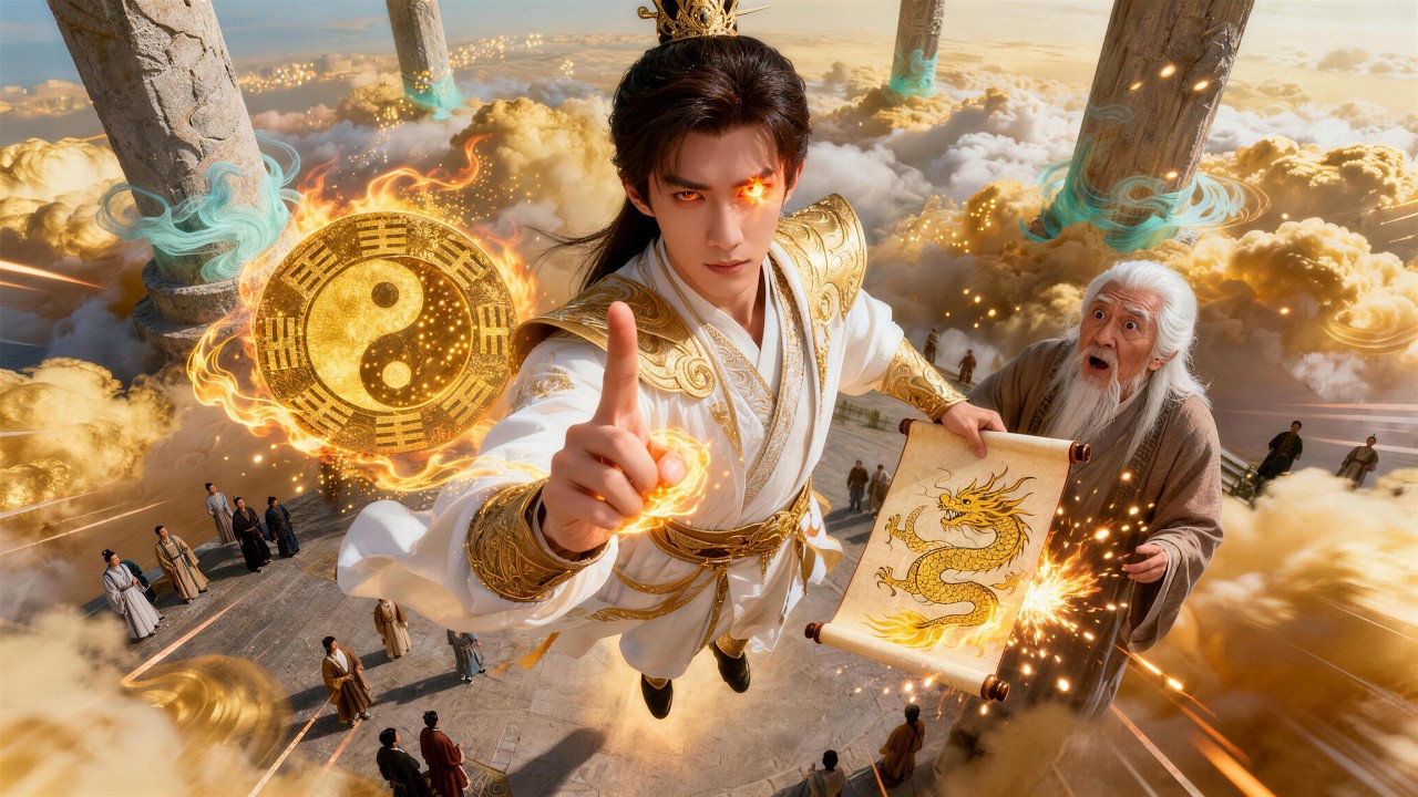 七歲小孩竟是仙尊轉世，人人敬仰的老祖宗們都要三拜九叩叫他師傅！#逆襲 #熱門短劇 #短劇 #minidrama