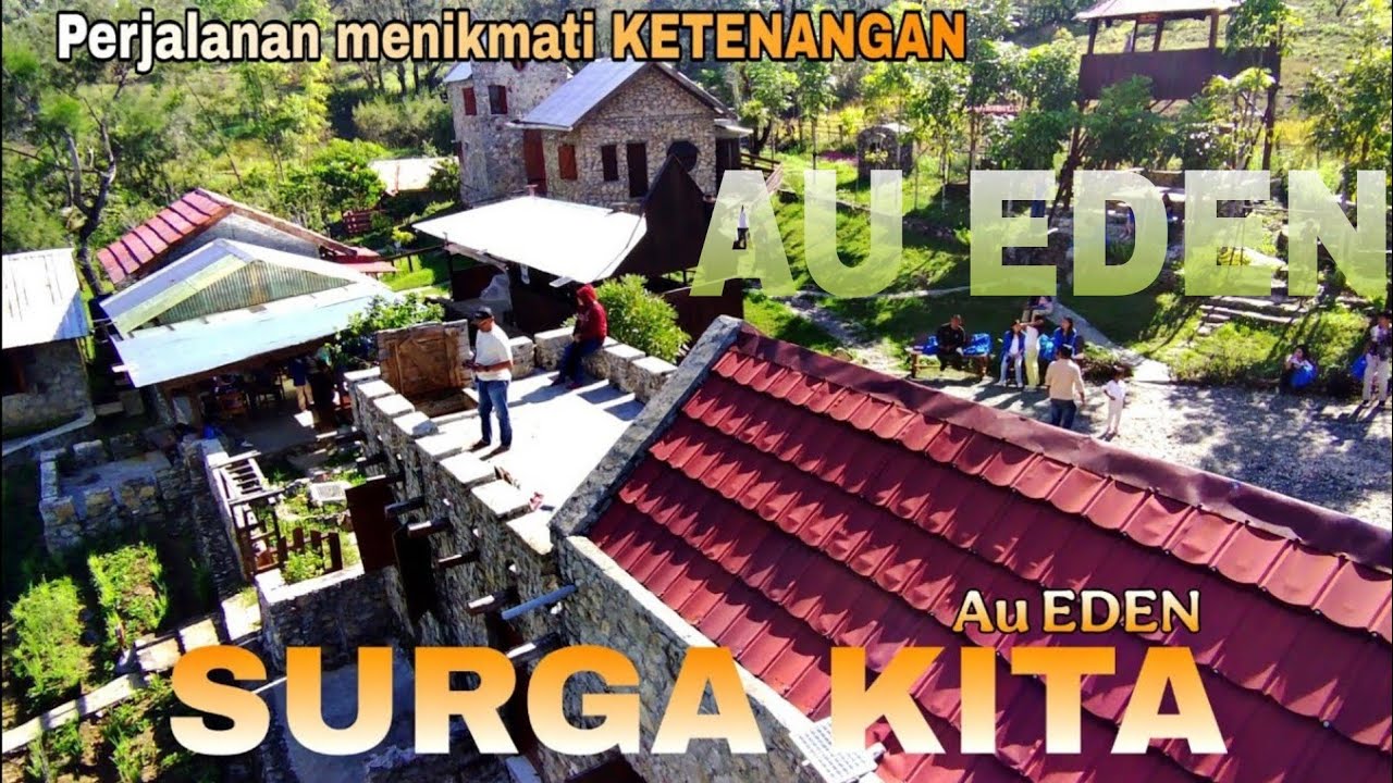 BANGUNAN ALA EROPA DITENGAH HUTAN , WISATA AU EDEN DI TIMUR TENGAH UTARA BERI KETENANGAN