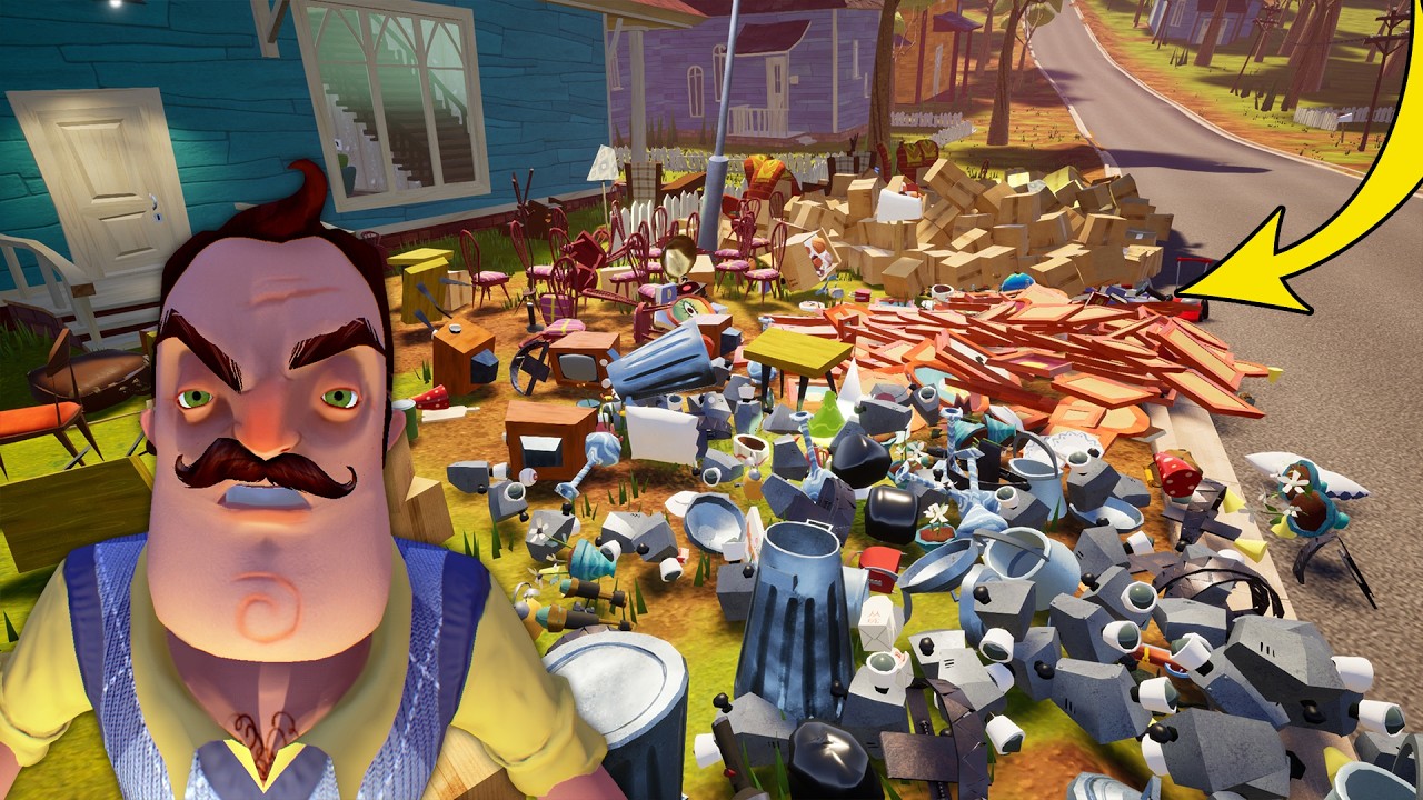 Stealing Everything from the Neighbor's House in Act 3!