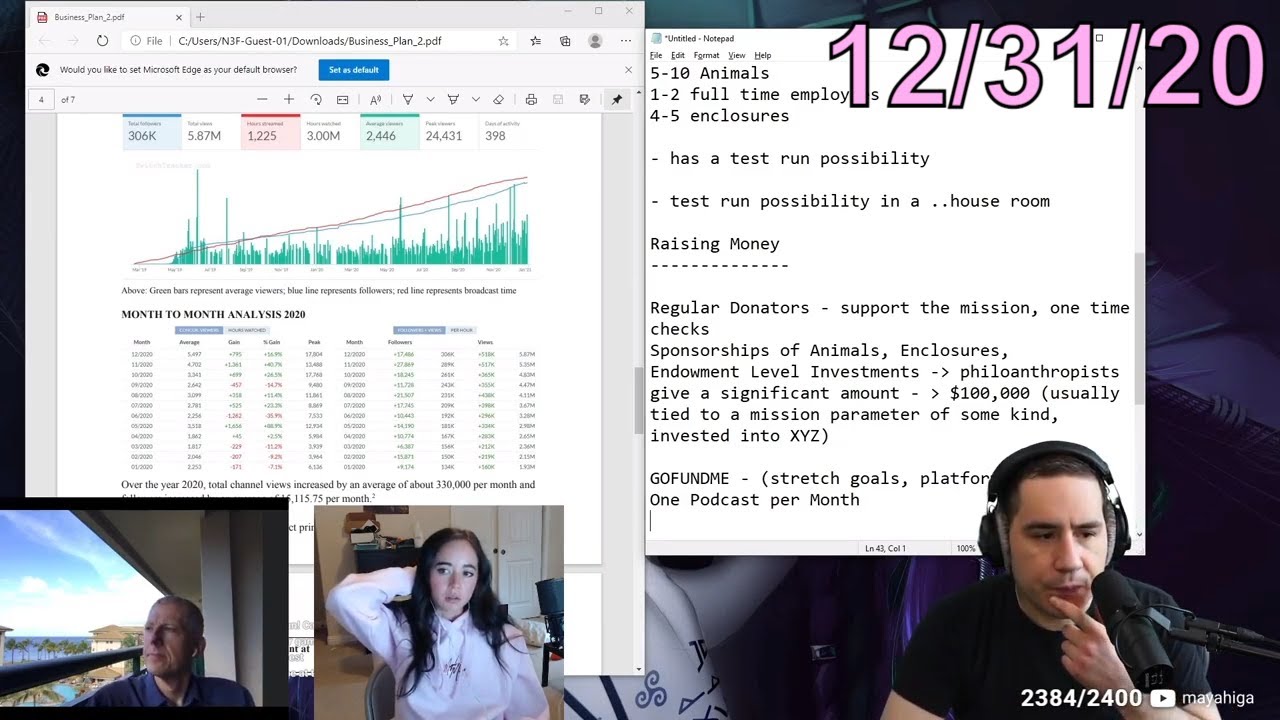 [12/31/20] talking business w Devin Nash | !socials