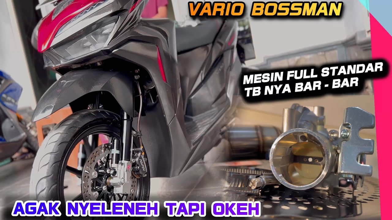 EKSPERIMEN PASANG TB 34MM DI VARIO STANDAR