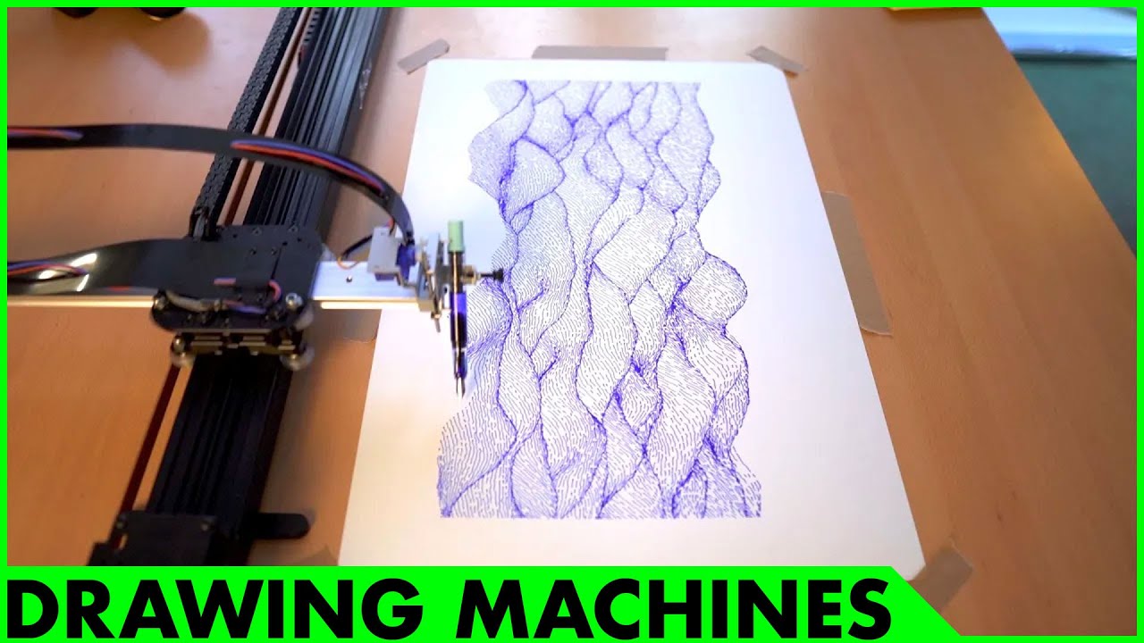 The Sea  - Chill pen plotting on the AxiDraw
